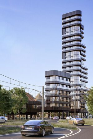 Start of Construction Heldentoren in Knokke-Heist